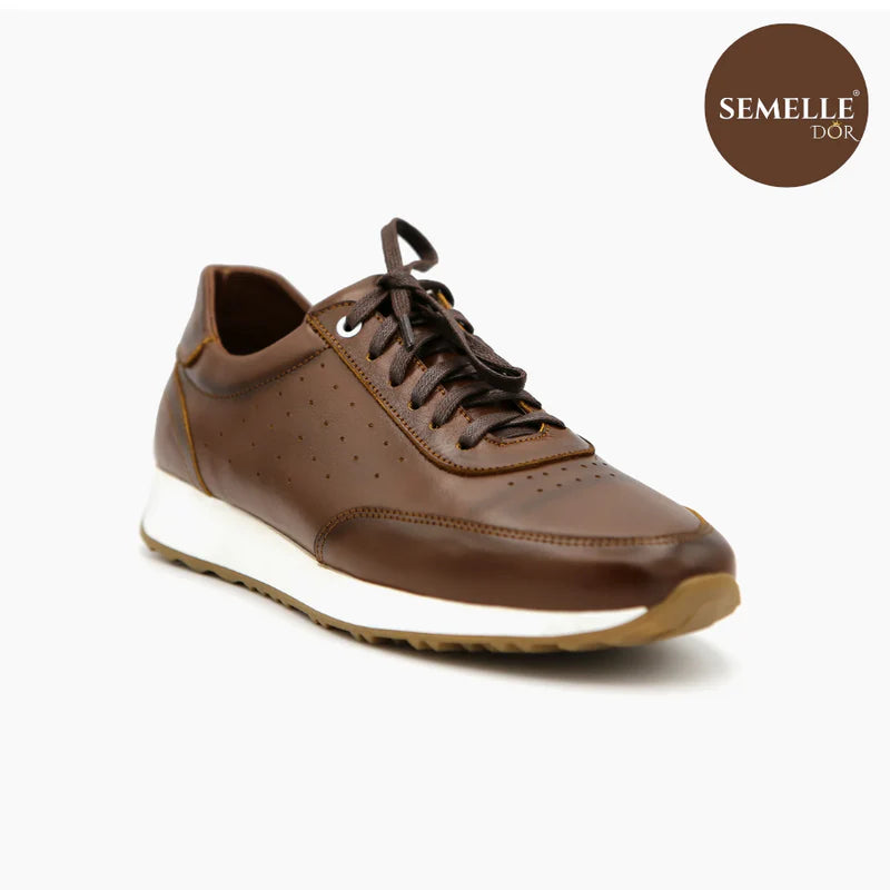 S10 Basket Tabac en Cuir